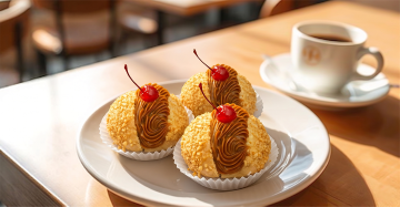 Pães doces recheados